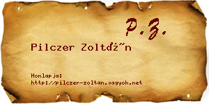 Pilczer Zoltán névjegykártya